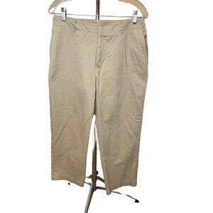 Vintage Izod Khaki Cotton Pants Sz 8